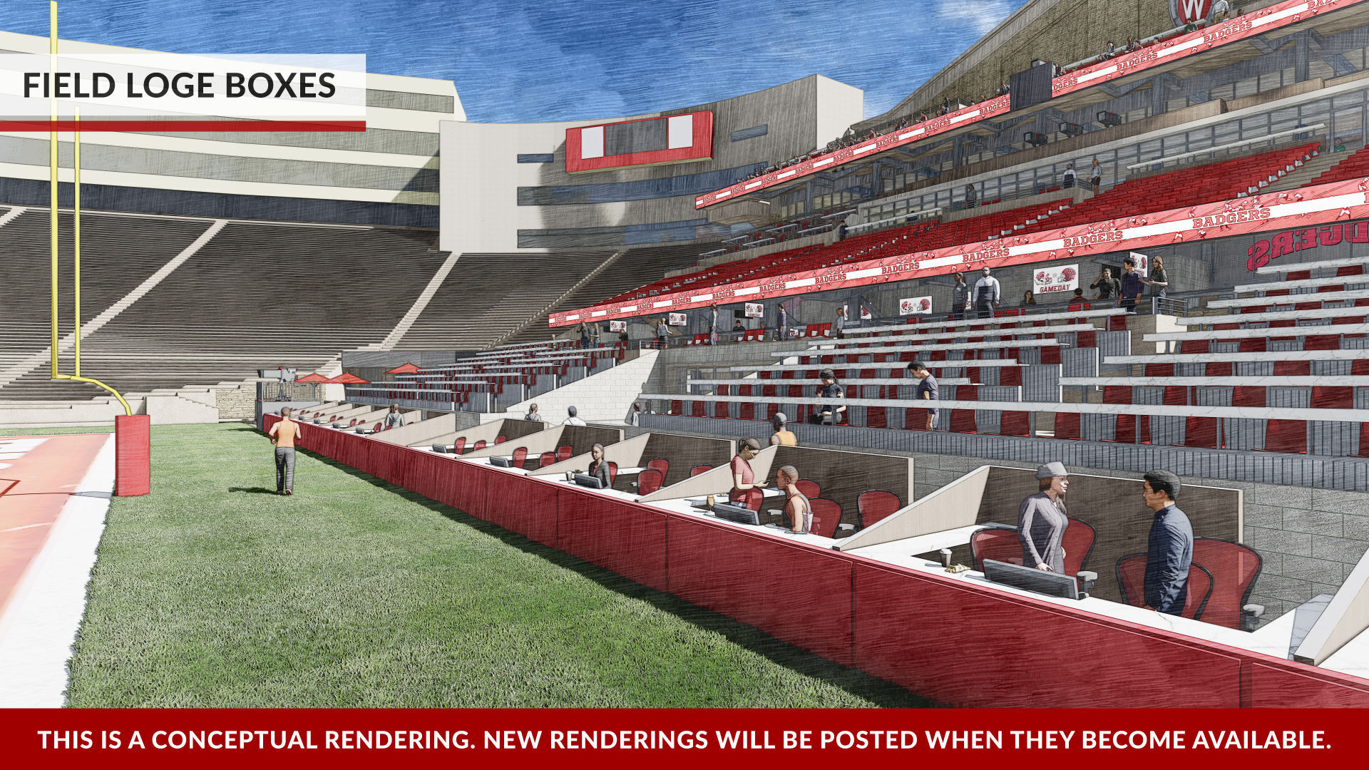 Camp Randall field loge boxes